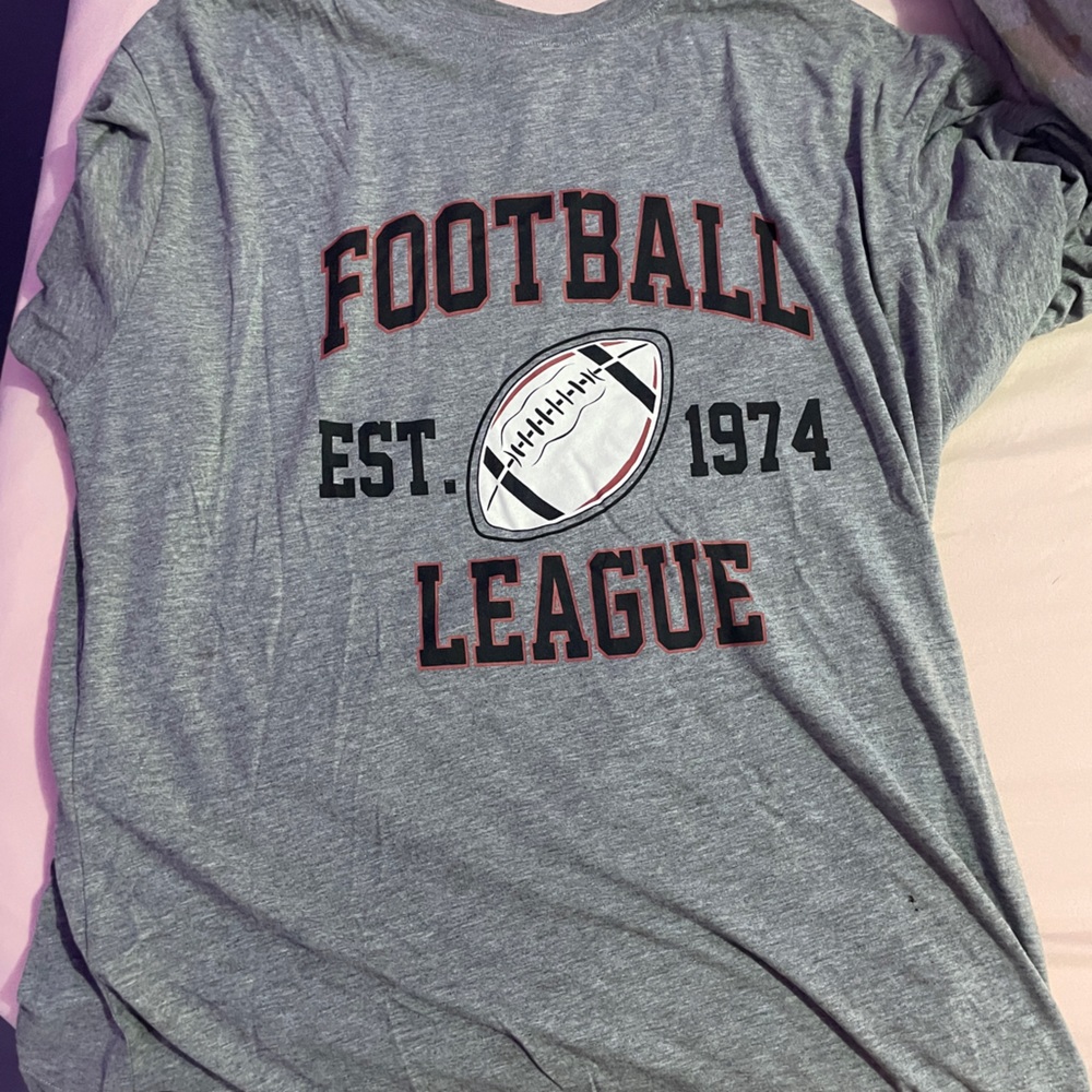 h&m oversized football tshirt